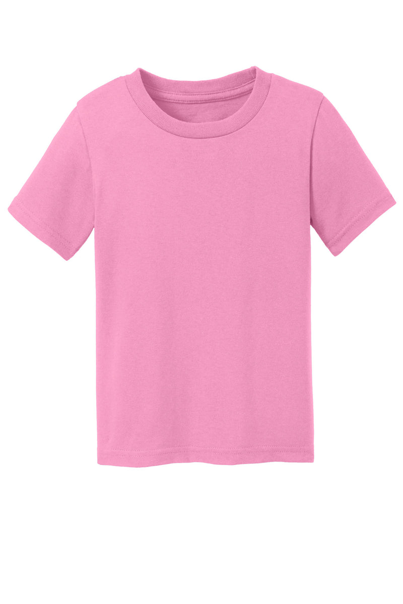 Port & Co Toddler Core Cotton Tee - Candy Pink