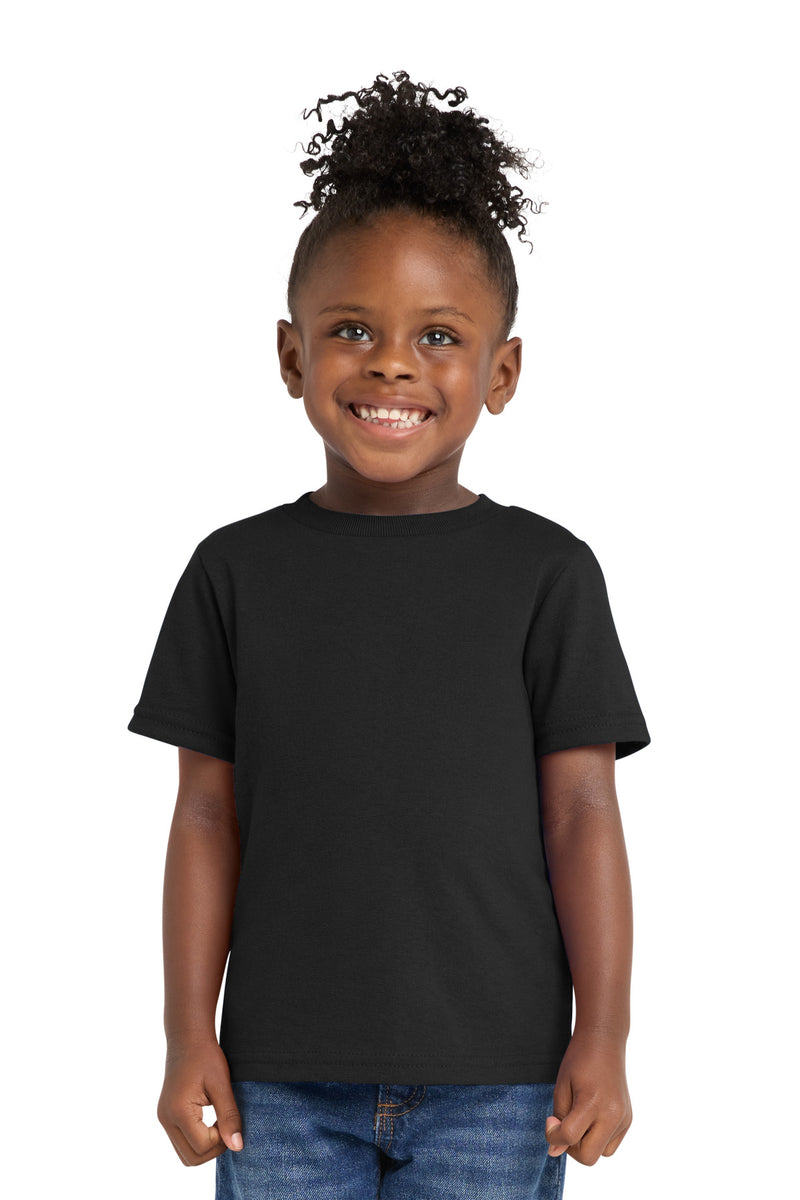 Port & Co Toddler Core Cotton Tee - Jet Black