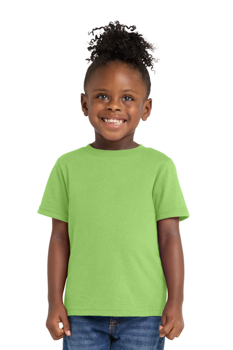 Port & Co Toddler Core Cotton Tee - Lime