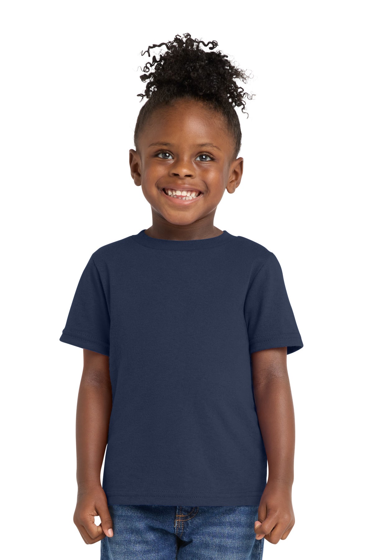 Port & Co Toddler Core Cotton Tee - Navy