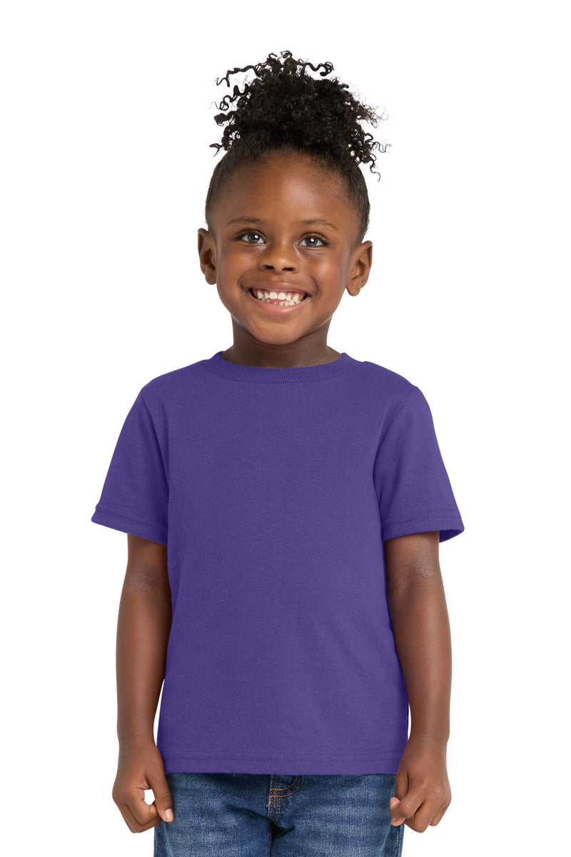 Port & Co Toddler Core Cotton Tee - Purple