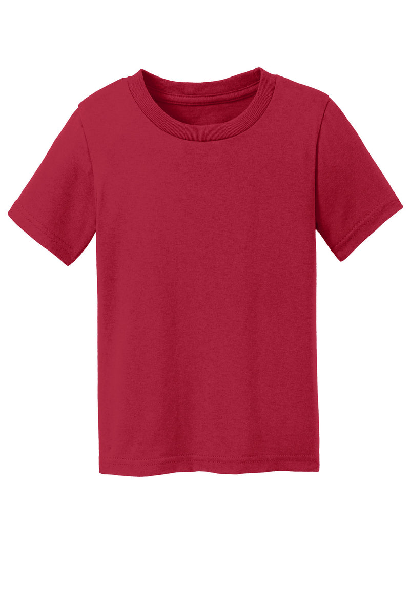 Port & Co Toddler Core Cotton Tee - Red