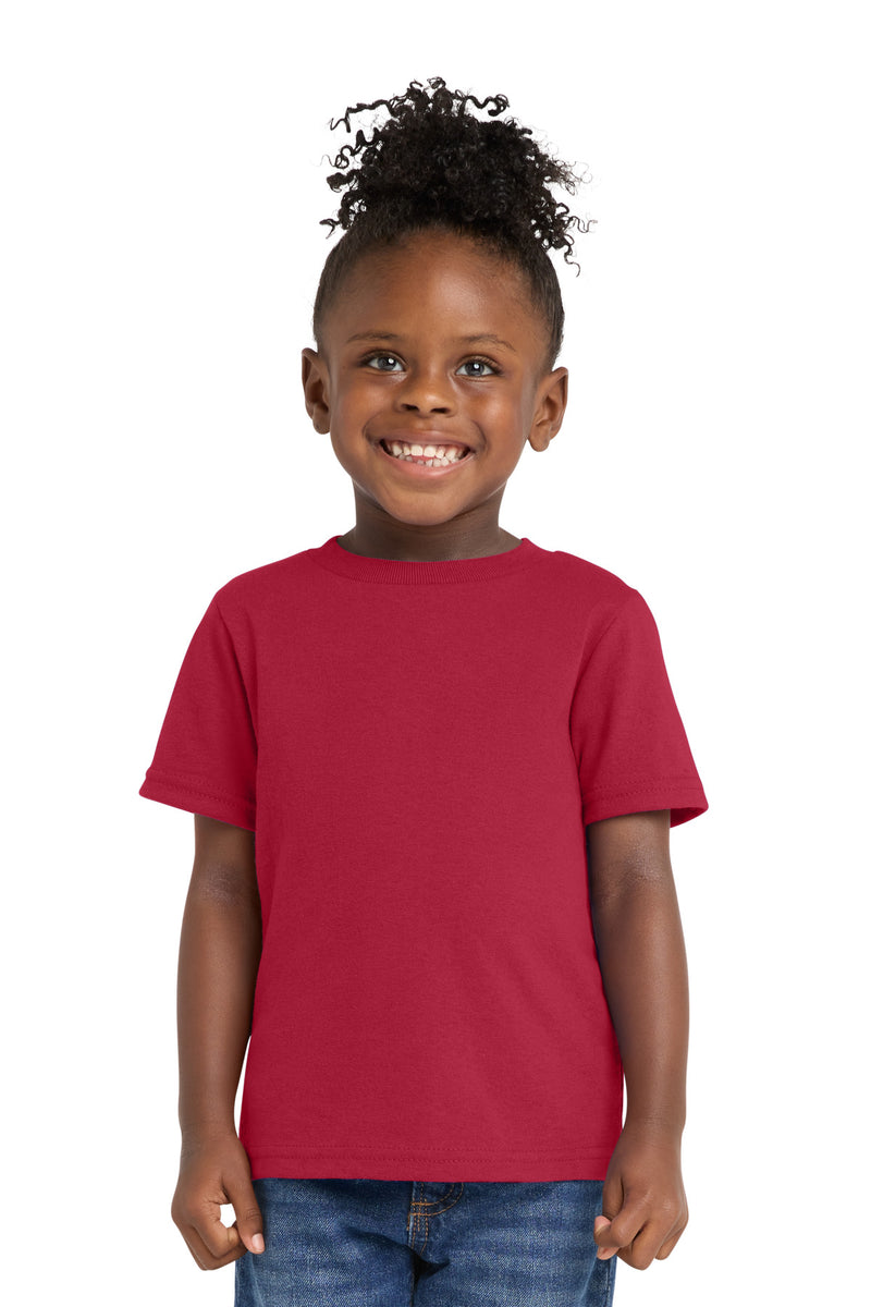 Port & Co Toddler Core Cotton Tee - Red