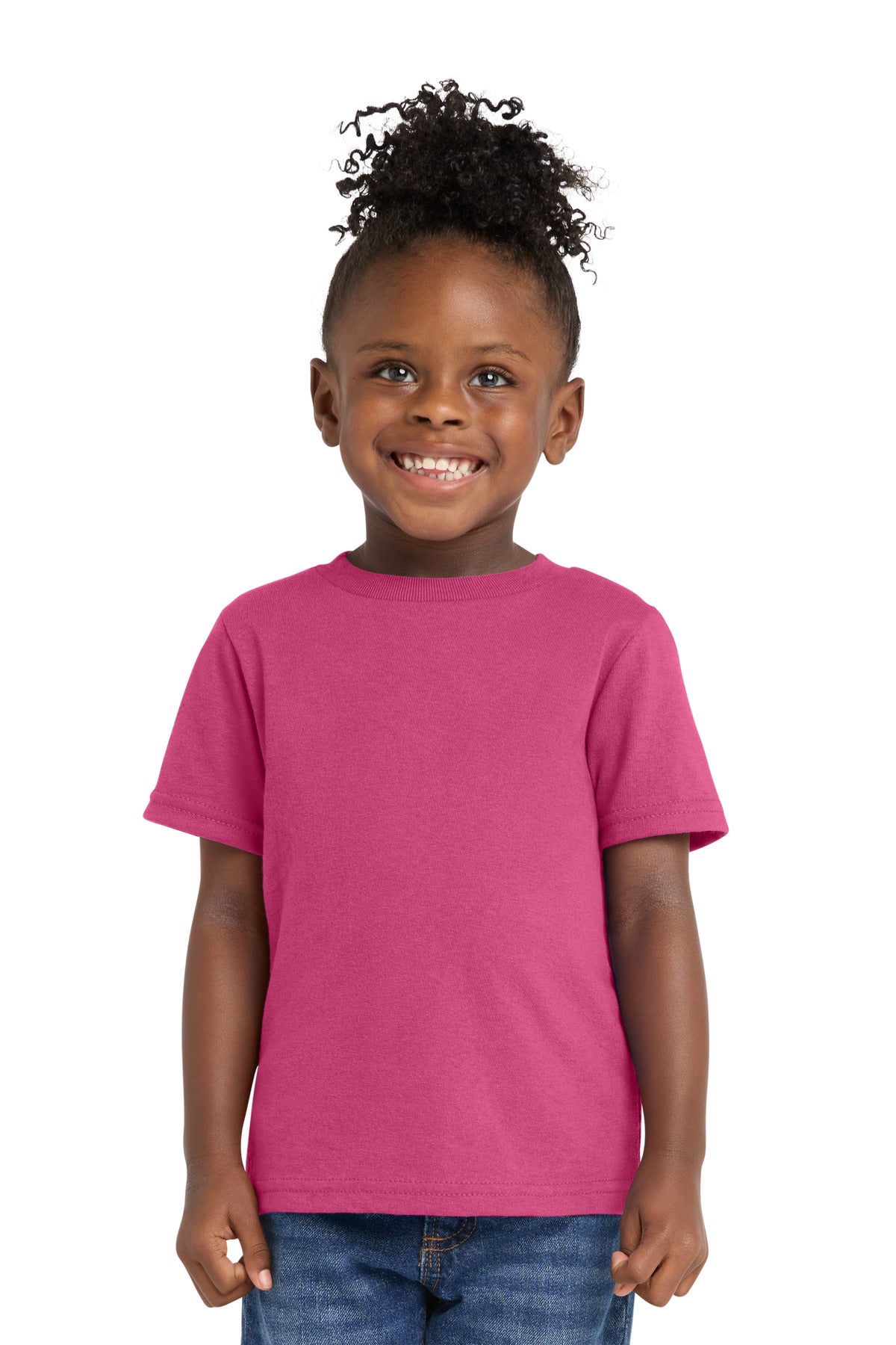 Port & Co Toddler Core Cotton Tee - Sangria