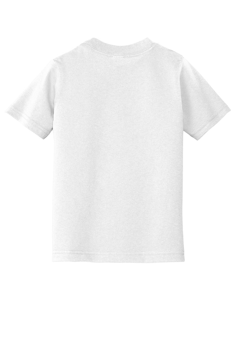 Port & Co Toddler Core Cotton Tee - White