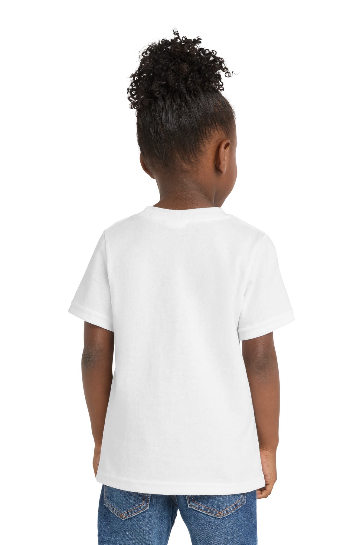 Port & Co Toddler Core Cotton Tee - White
