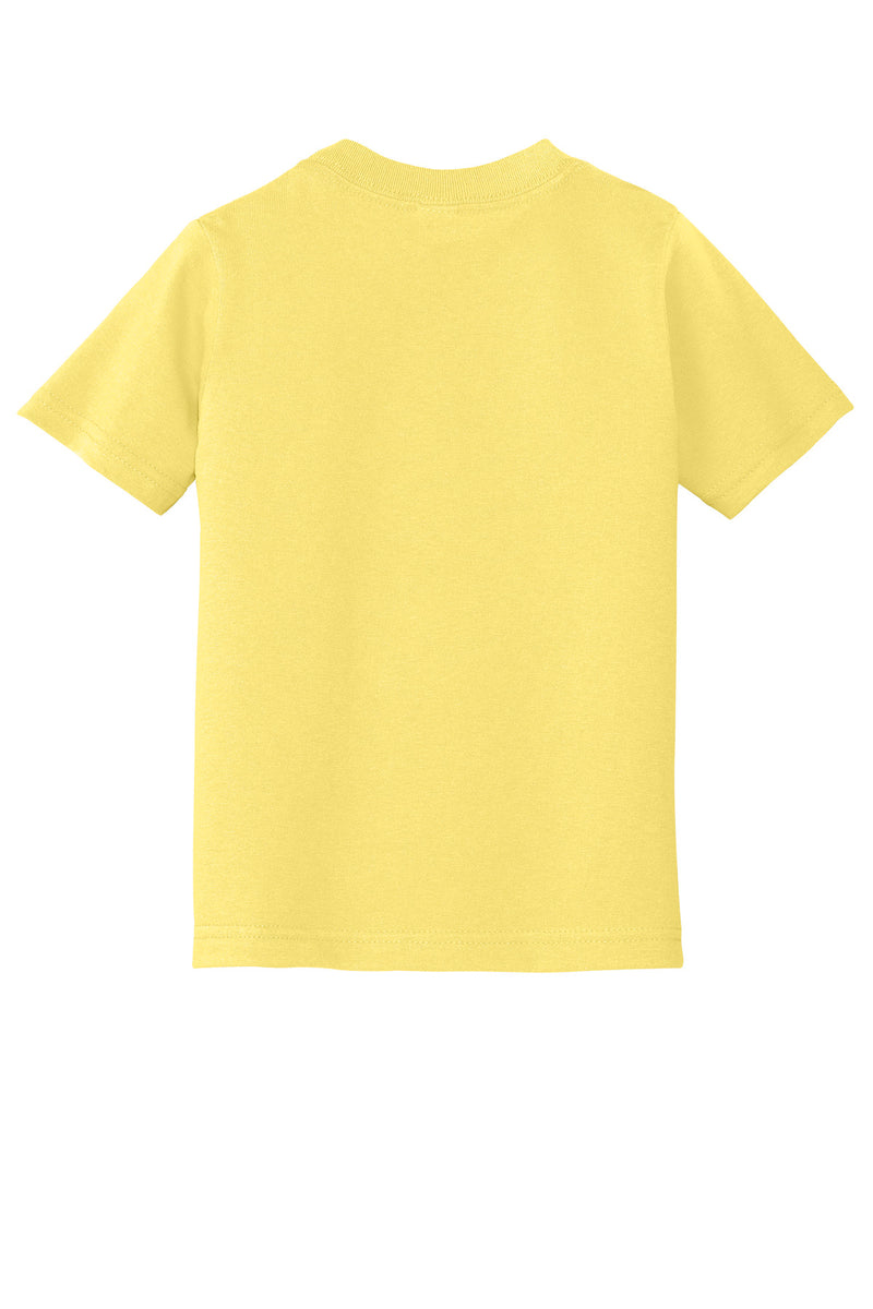 Port & Co Toddler Core Cotton Tee - Yellow