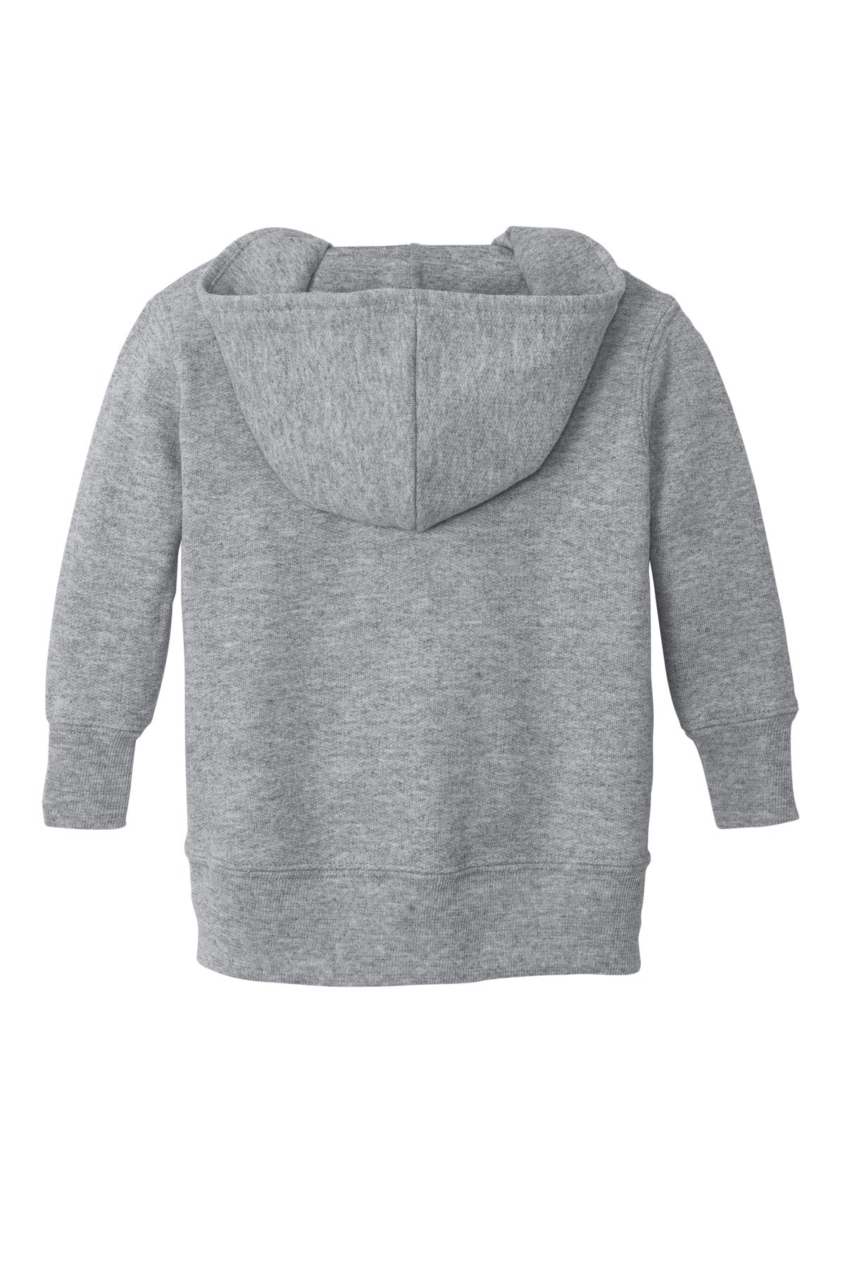 Port & Co Infant Core Fleece Full-Zip Hooded Sweatshirt - Athletic Heather
