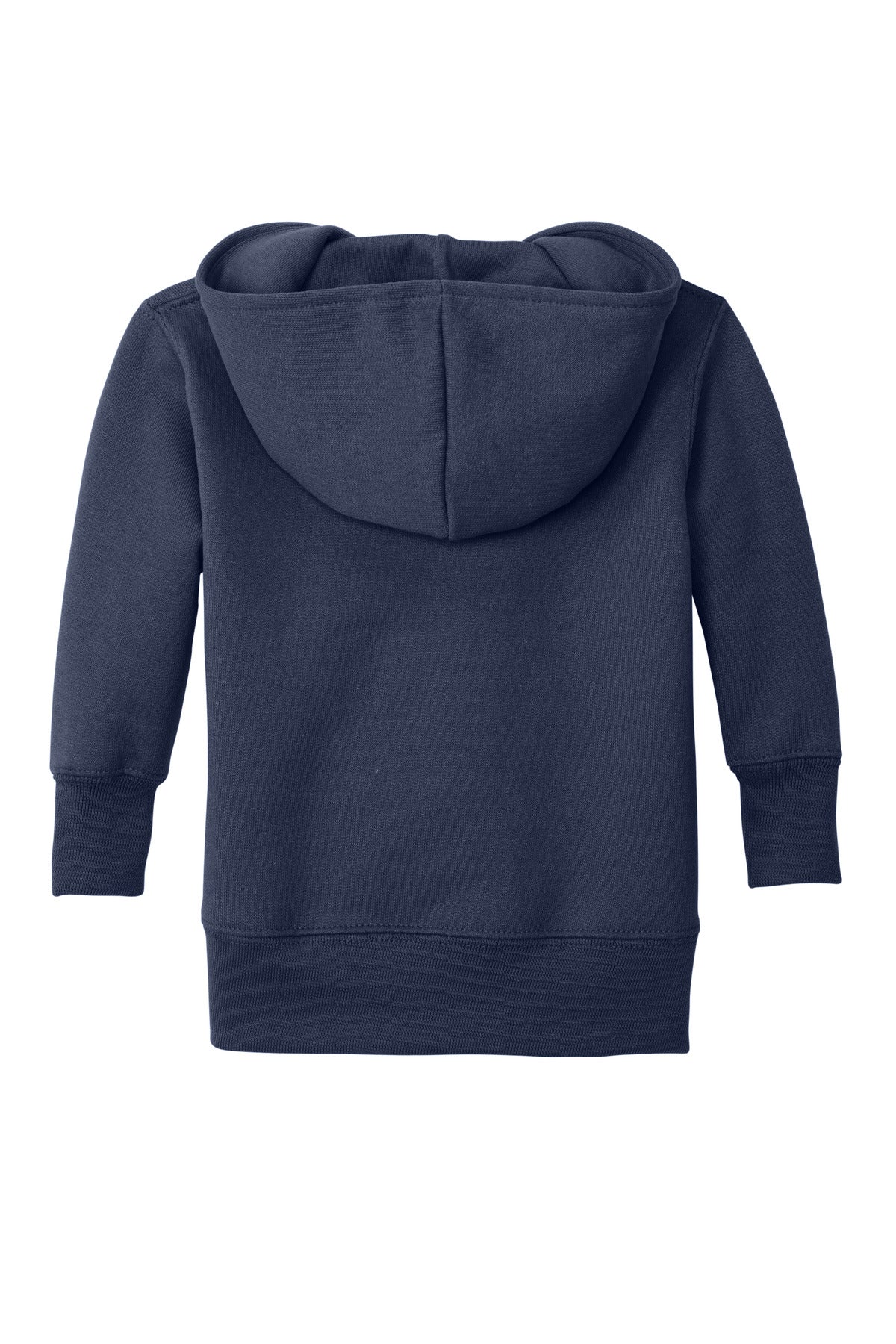 Port & Co Infant Core Fleece Full-Zip Hooded Sweatshirt - Navy