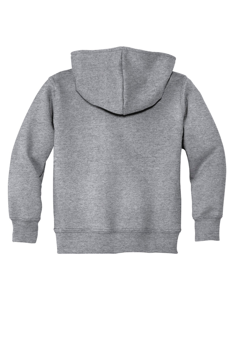 Port & Co Toddler Core Fleece Pullover Hooded Sweatshirt - Athletic Heather