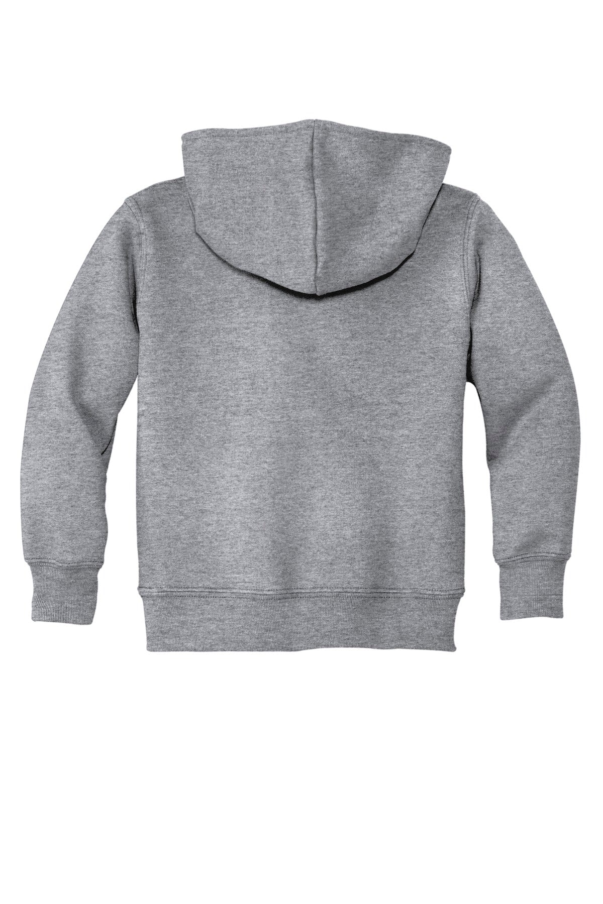 Port & Co Toddler Core Fleece Pullover Hooded Sweatshirt - Athletic Heather flat back