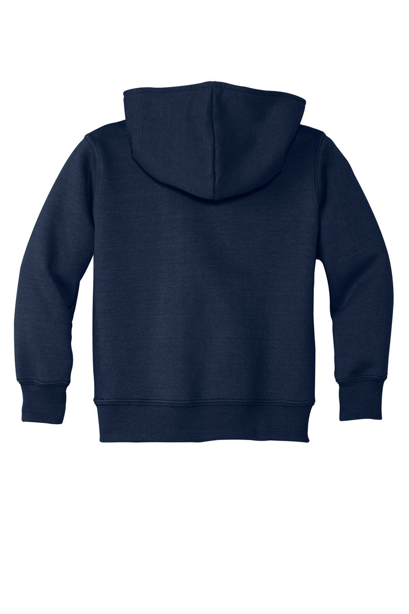 Port & Co Toddler Core Fleece Pullover Hooded Sweatshirt - Navy