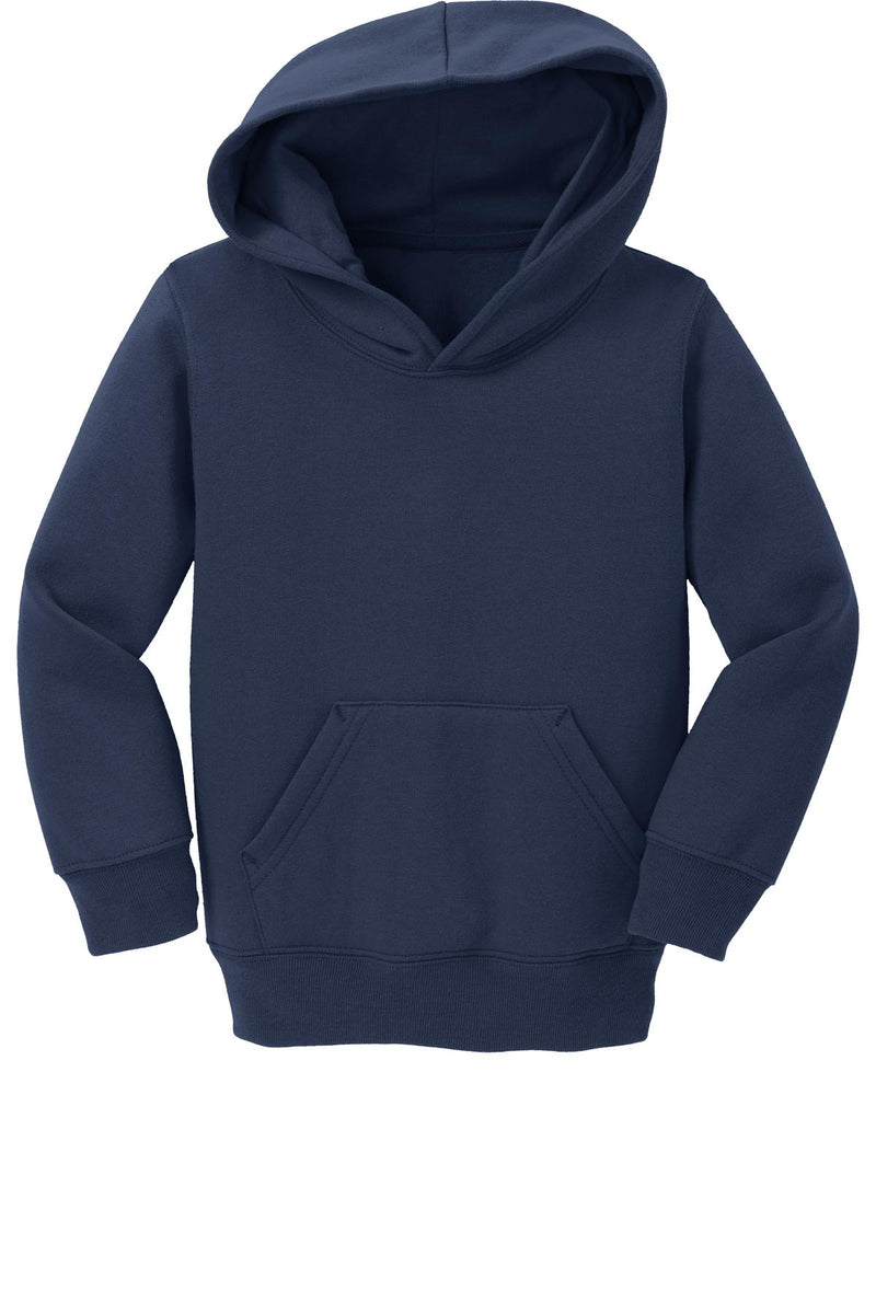 Port & Co Toddler Core Fleece Pullover Hooded Sweatshirt - Navy