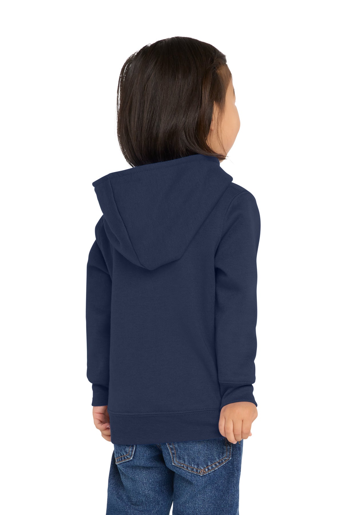 Port & Co Toddler Core Fleece Pullover Hooded Sweatshirt - Navy