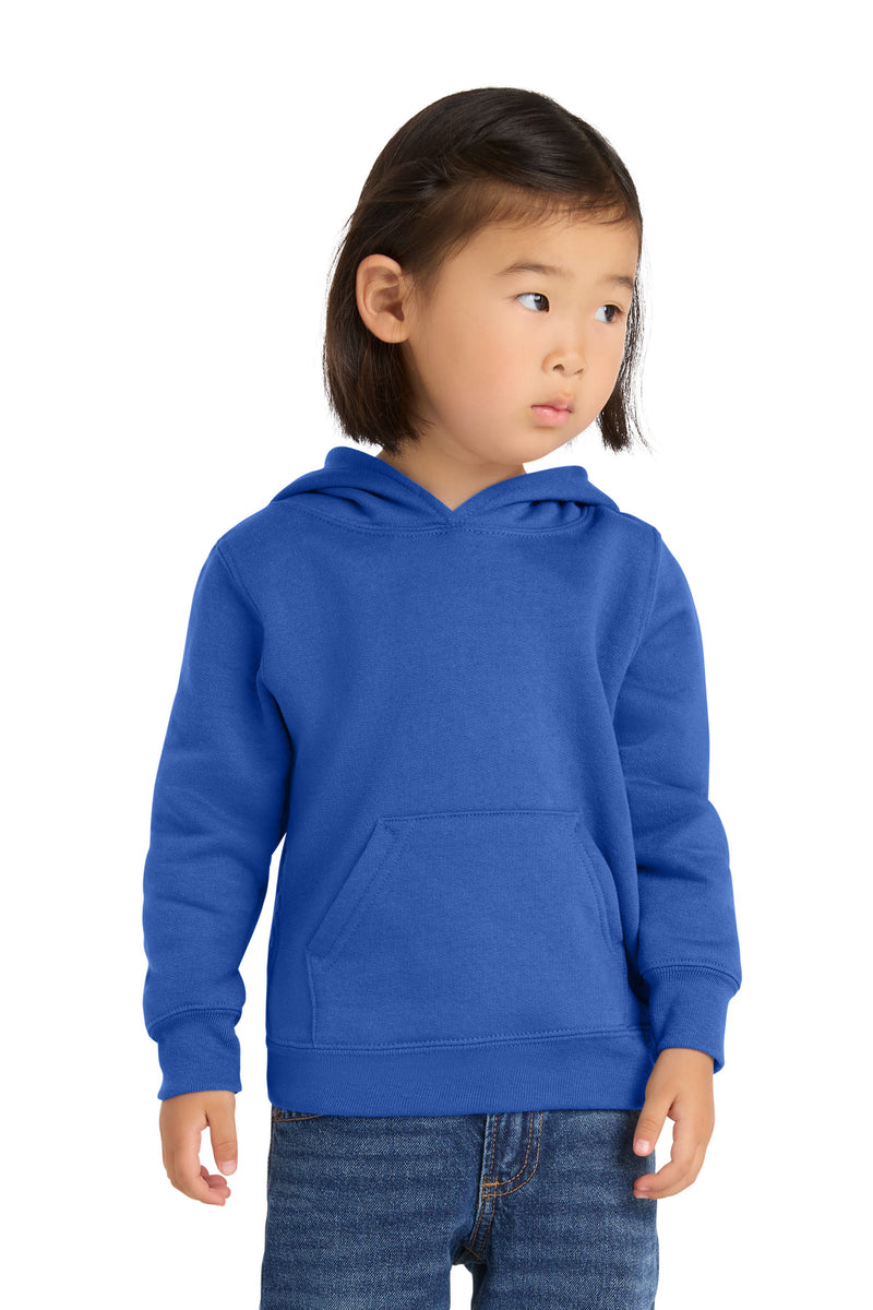 Port & Co Toddler Core Fleece Pullover Hooded Sweatshirt - Royal