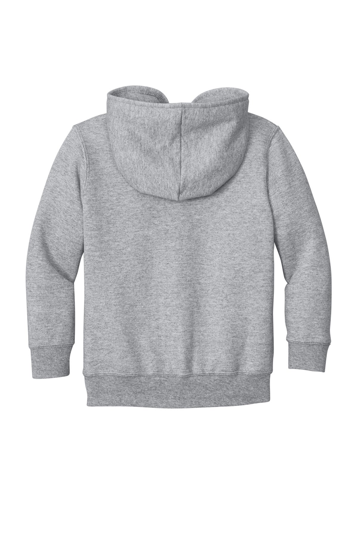 Port & Co Toddler Core Fleece Full-Zip Hooded Sweatshirt - Athletic Heather