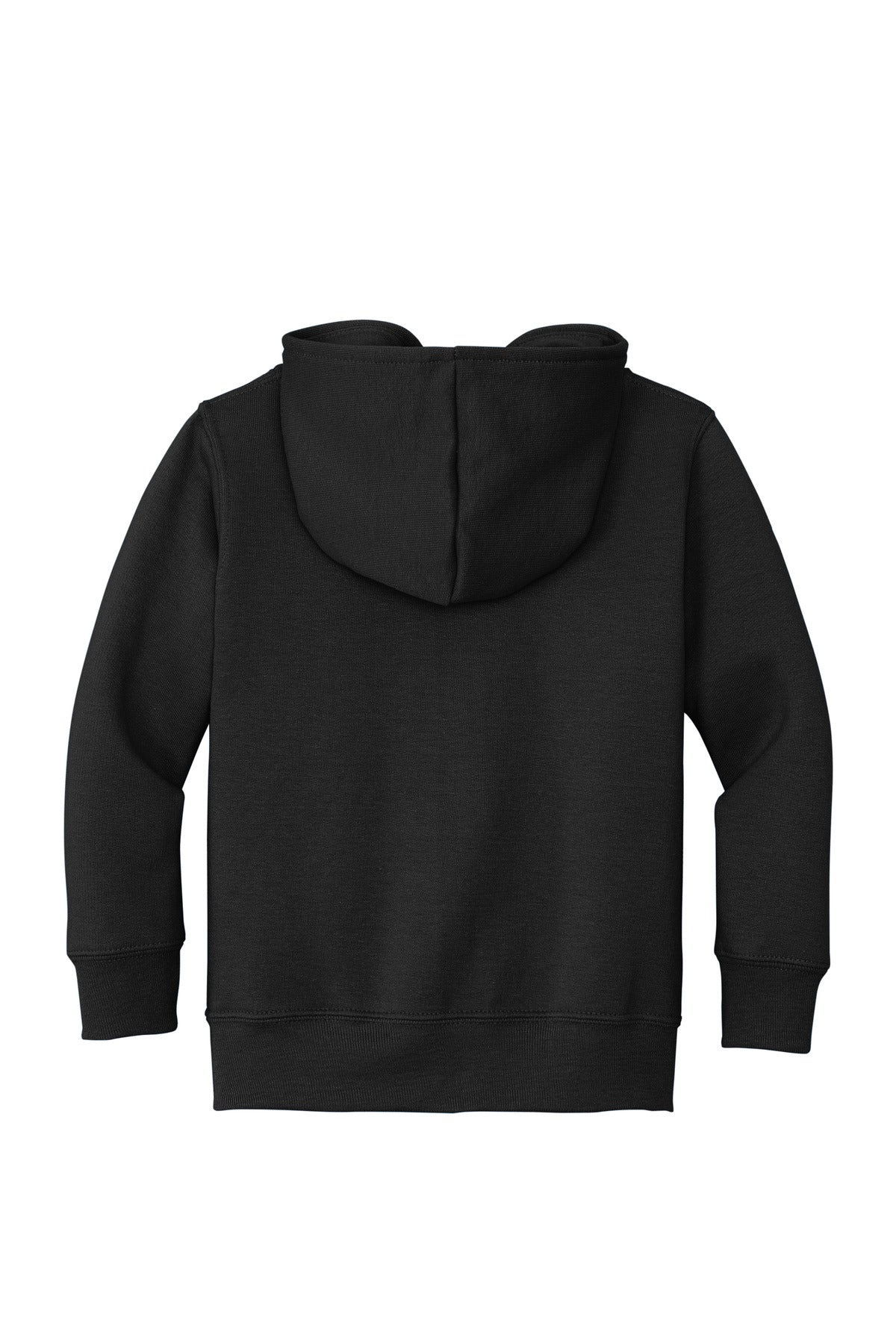 Port & Co Toddler Core Fleece Full-Zip Hooded Sweatshirt - Jet Black