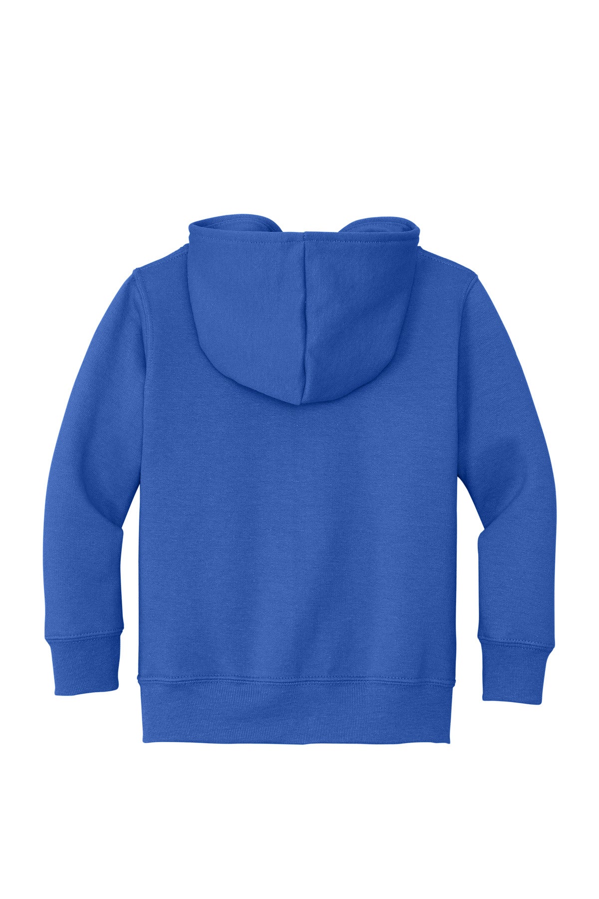 Port & Co Toddler Core Fleece Full-Zip Hooded Sweatshirt - Royal