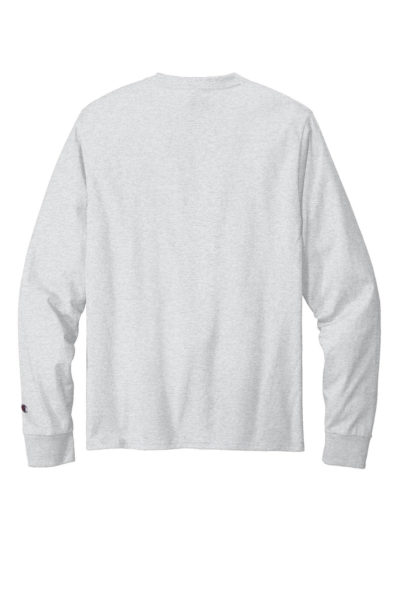 Champion  Heritage 5.2-Oz. Jersey Long Sleeve Tee - Ash