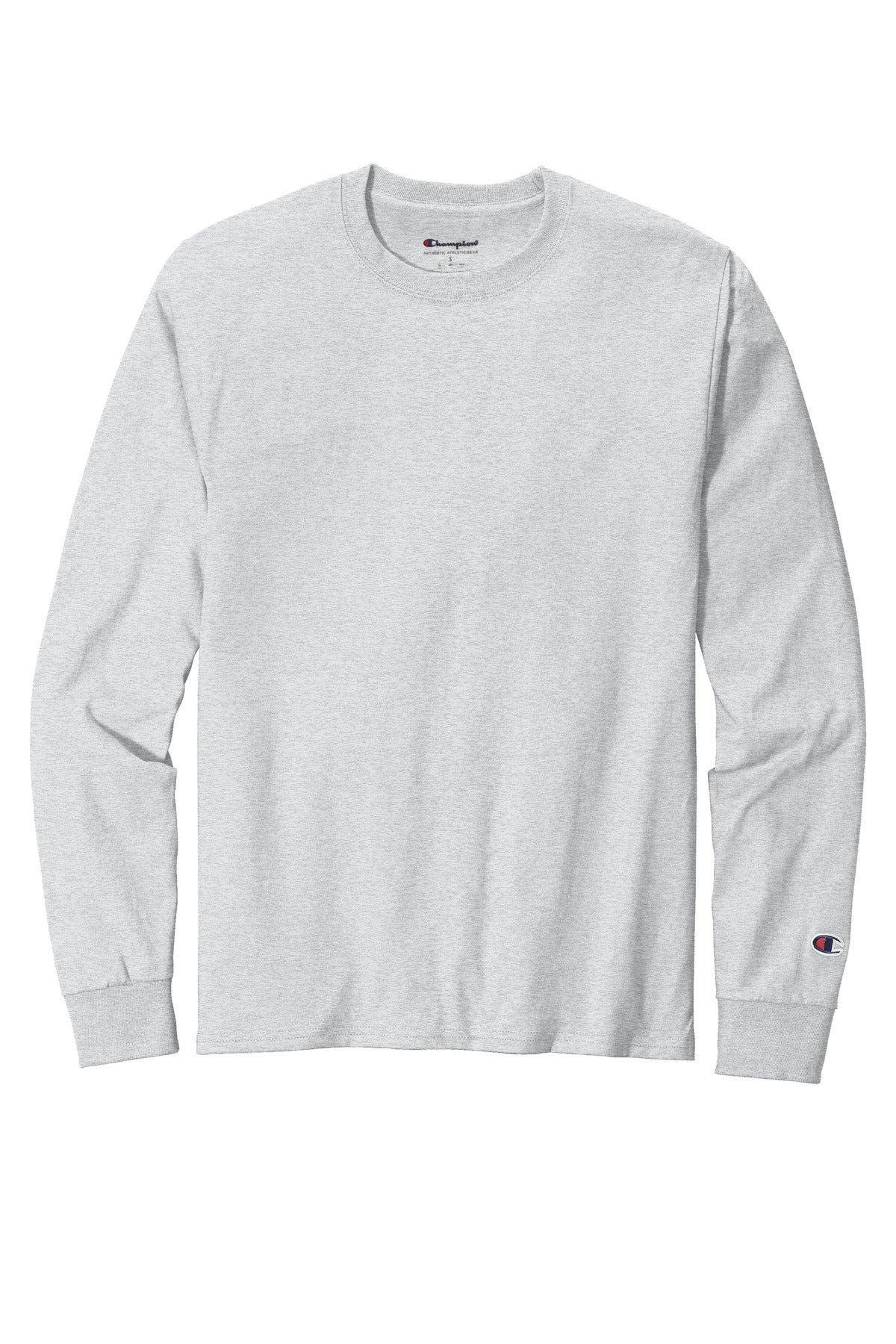 Champion  Heritage 5.2-Oz. Jersey Long Sleeve Tee - Ash