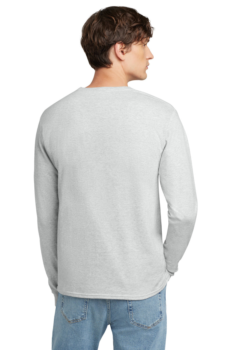 Champion  Heritage 5.2-Oz. Jersey Long Sleeve Tee - Ash