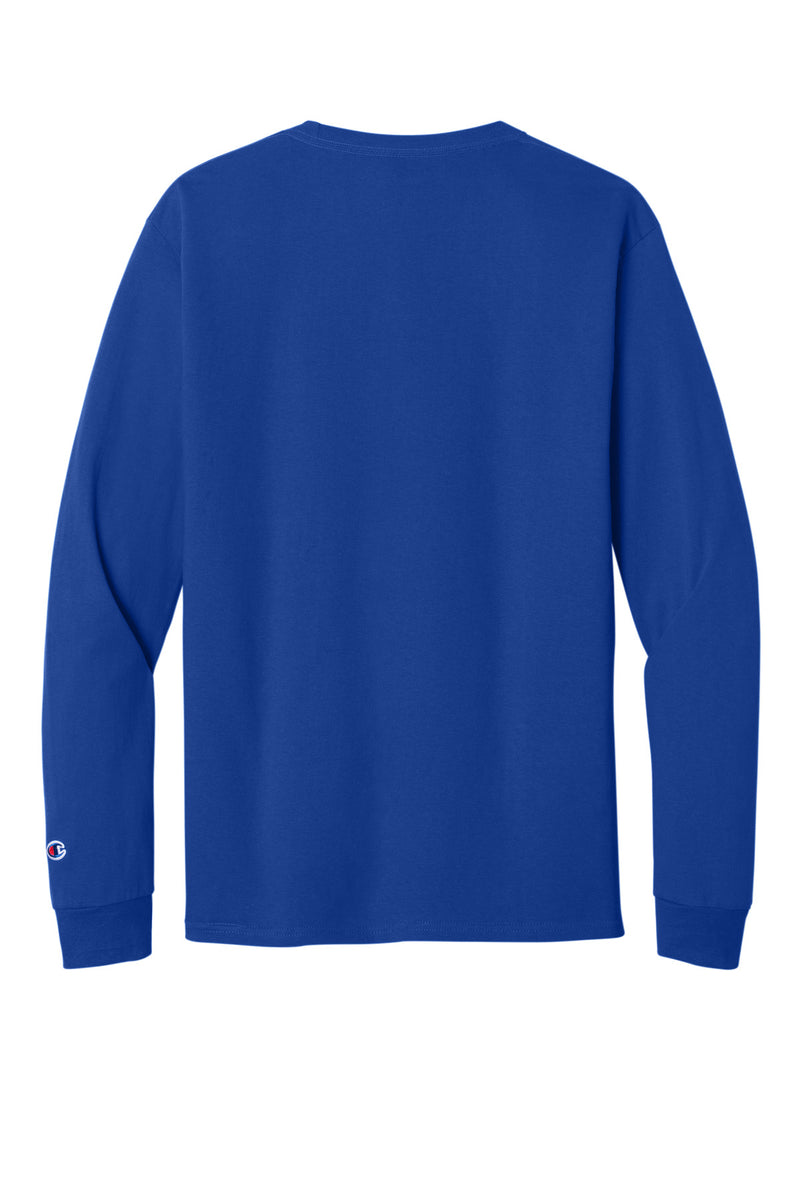 Champion  Heritage 5.2-Oz. Jersey Long Sleeve Tee - Athletic Royal