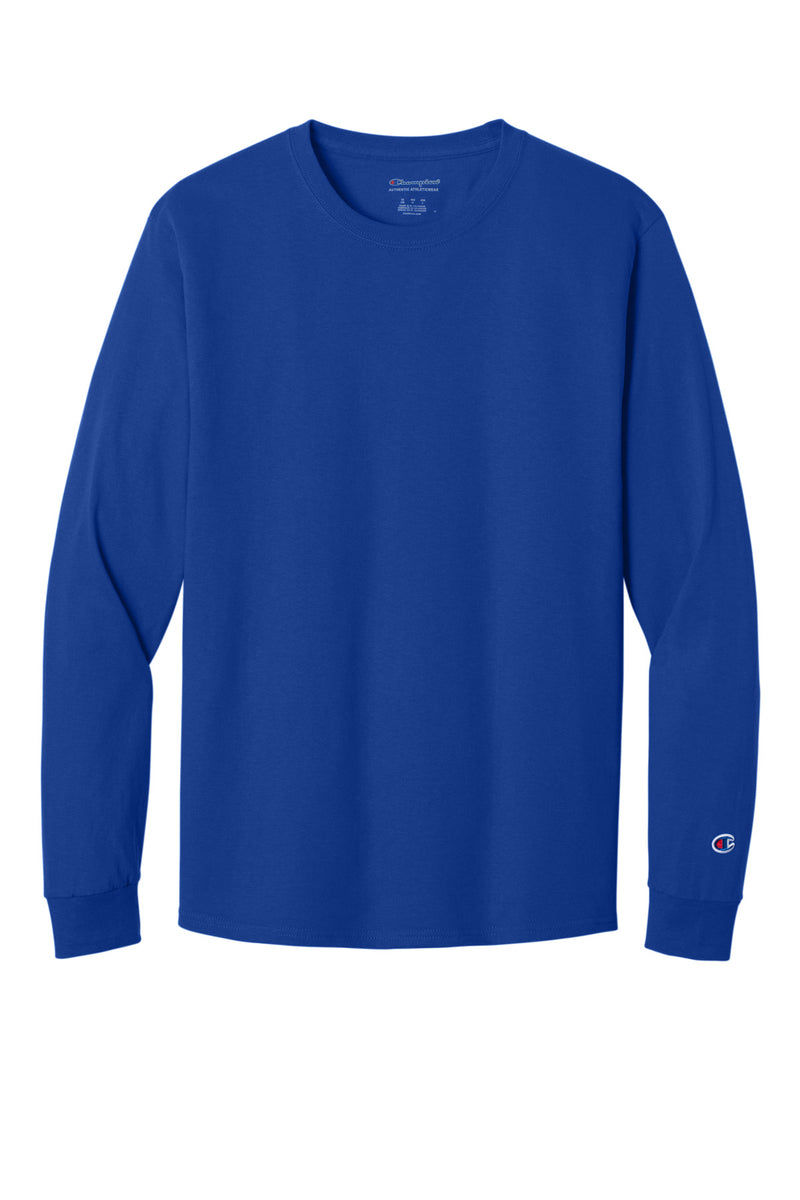 Champion  Heritage 5.2-Oz. Jersey Long Sleeve Tee - Athletic Royal