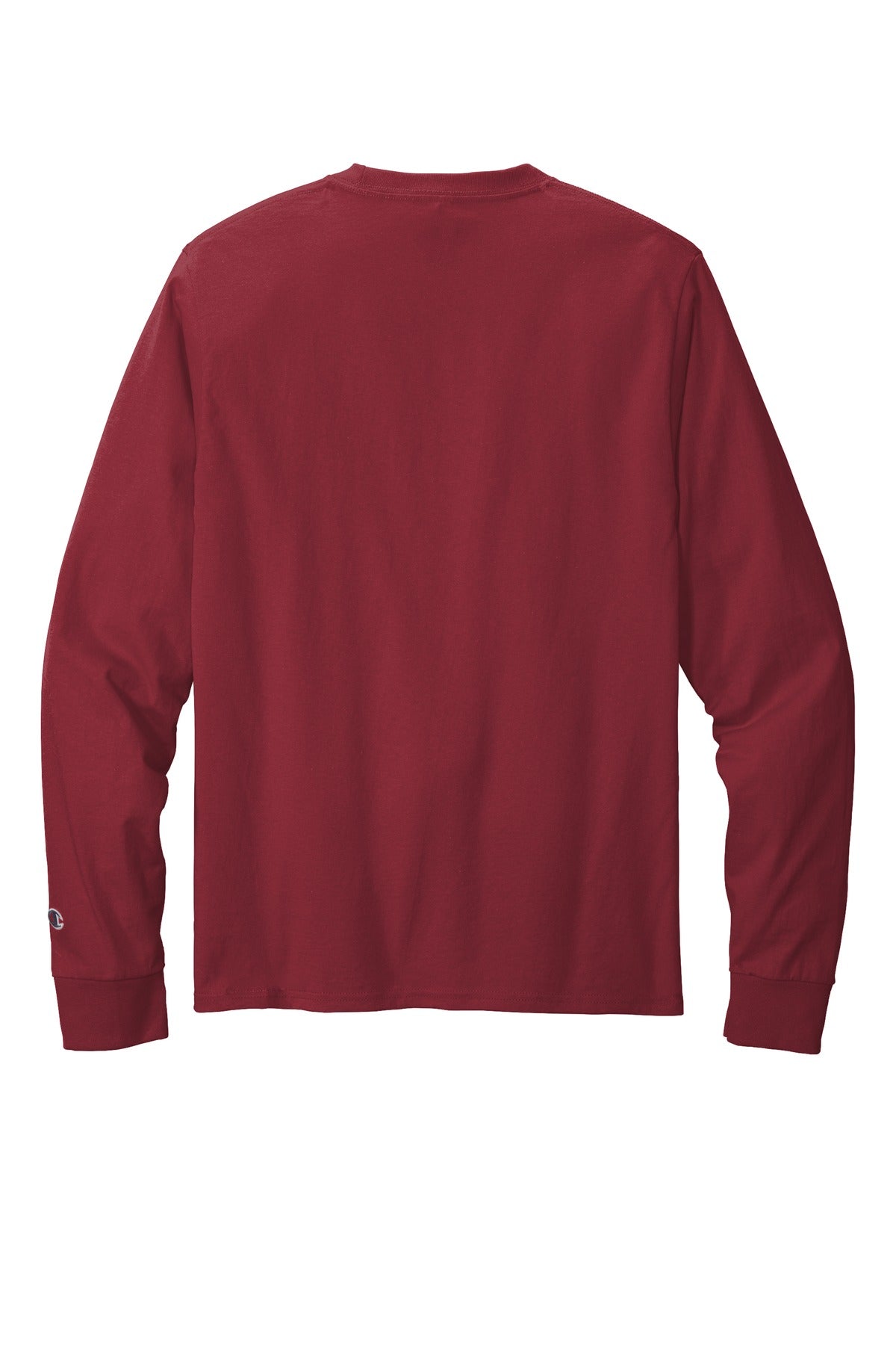 Champion  Heritage 5.2-Oz. Jersey Long Sleeve Tee - Cardinal