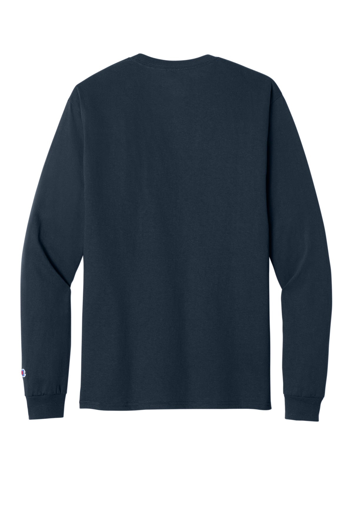 Champion  Heritage 5.2-Oz. Jersey Long Sleeve Tee - Navy