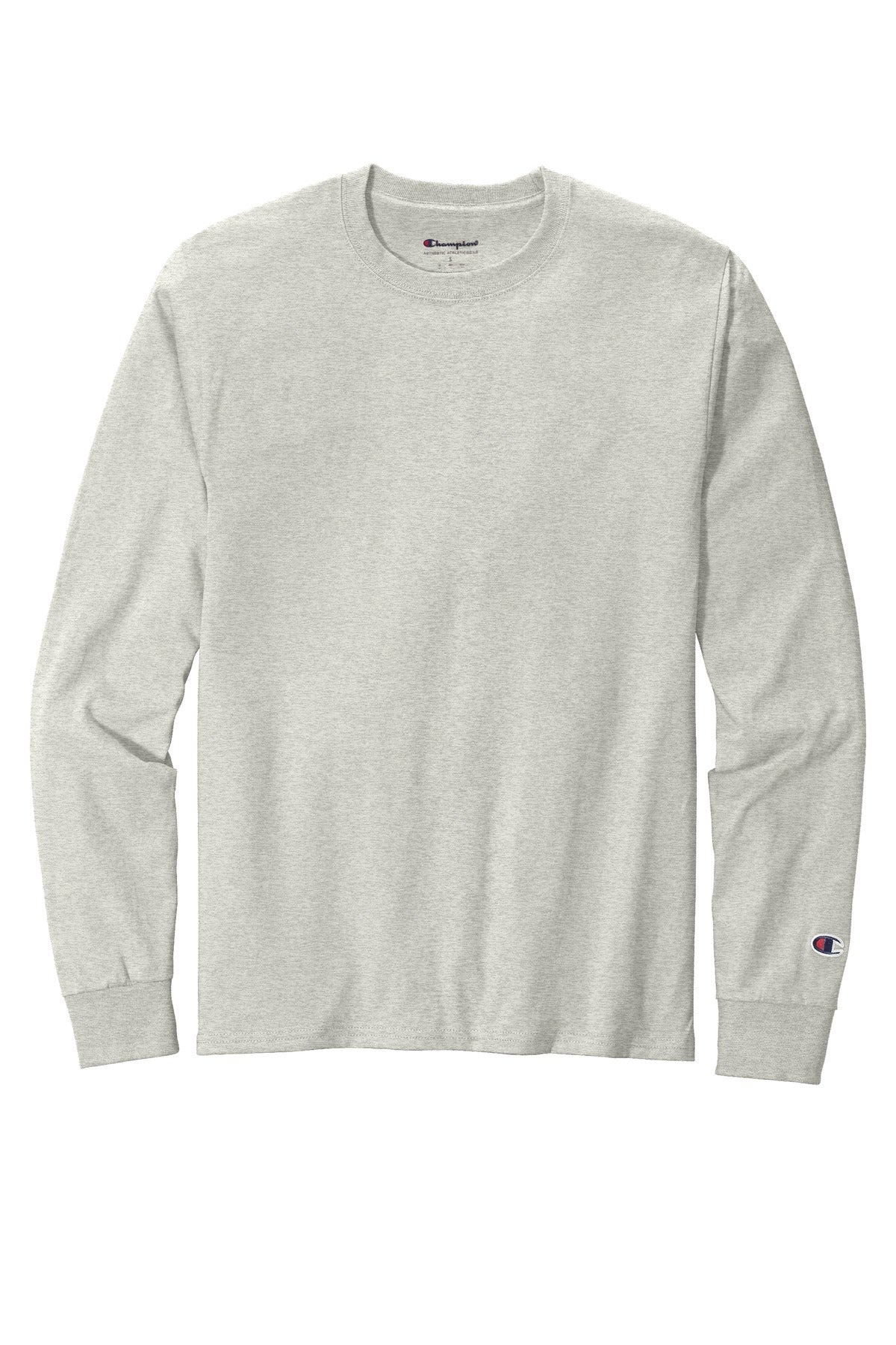 Champion  Heritage 5.2-Oz. Jersey Long Sleeve Tee - Oxford Grey