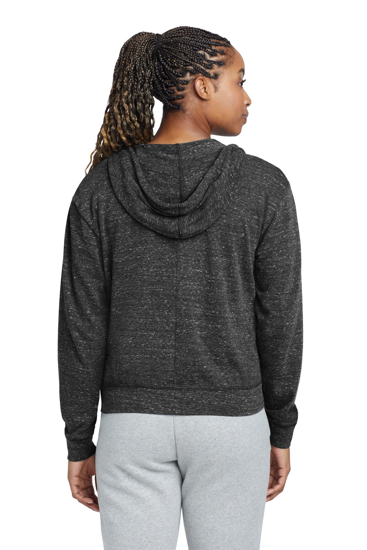 Nike Women's Gym Vintage Full-Zip Hoodie - Team Black