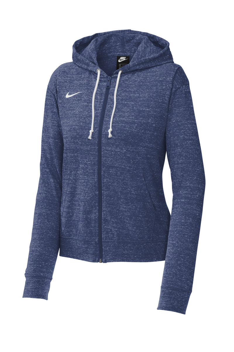 Nike Women's Gym Vintage Full-Zip Hoodie - Team Navy