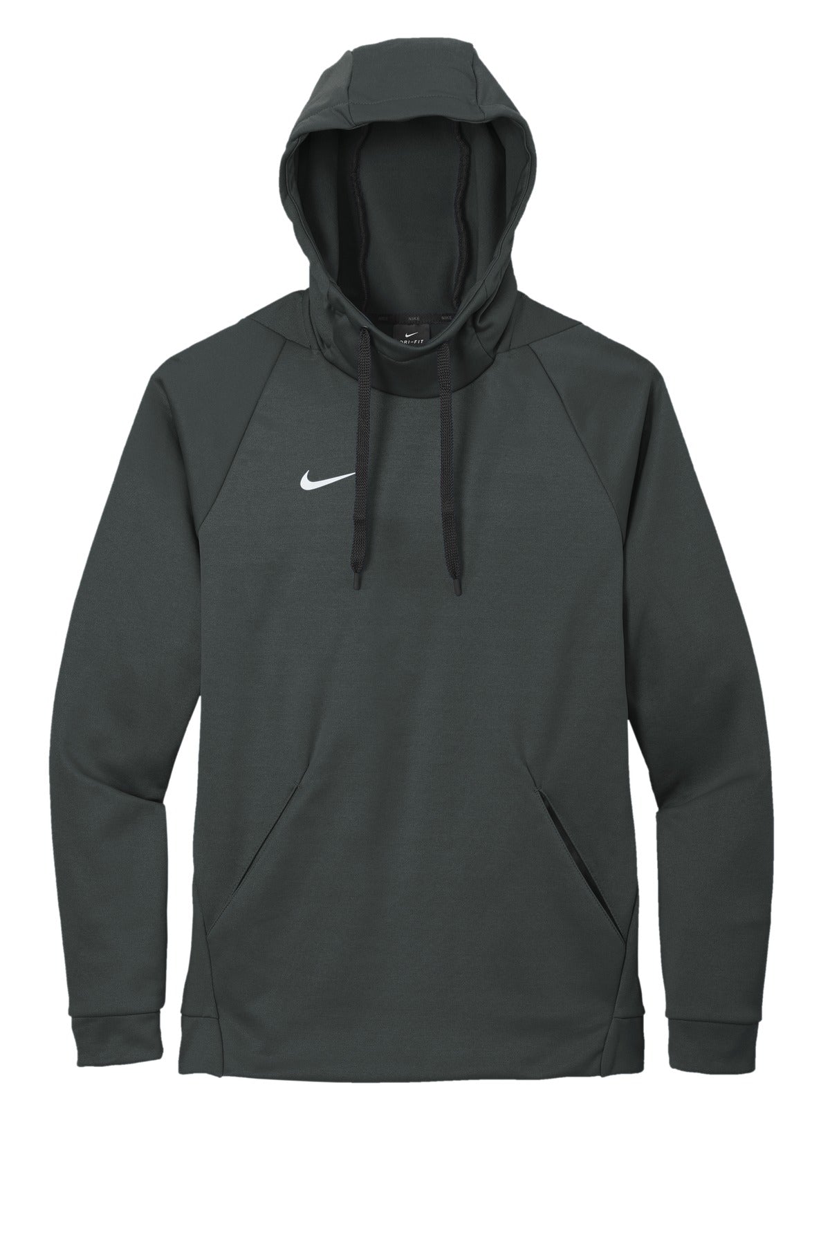 Nike Therma-FIT Pullover Fleece Hoodie - Team Anthracite