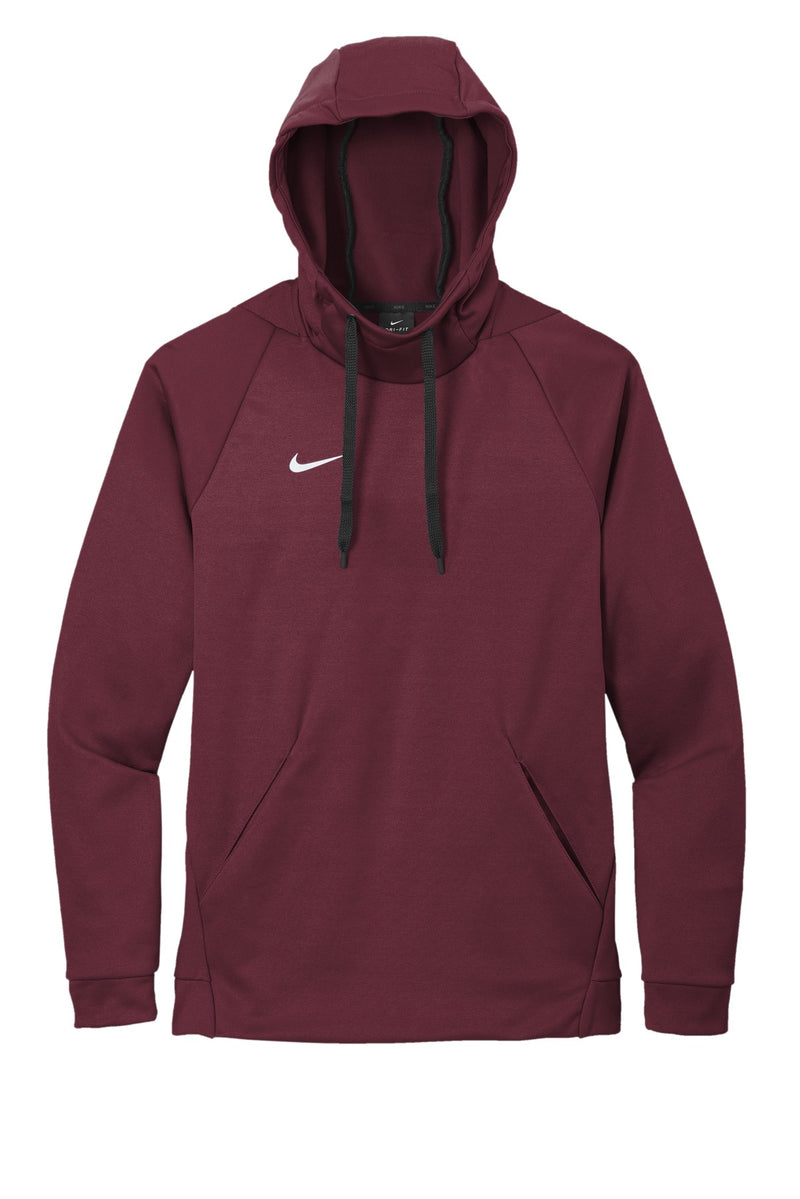 Nike Therma-FIT Pullover Fleece Hoodie - Team Dark Maroon