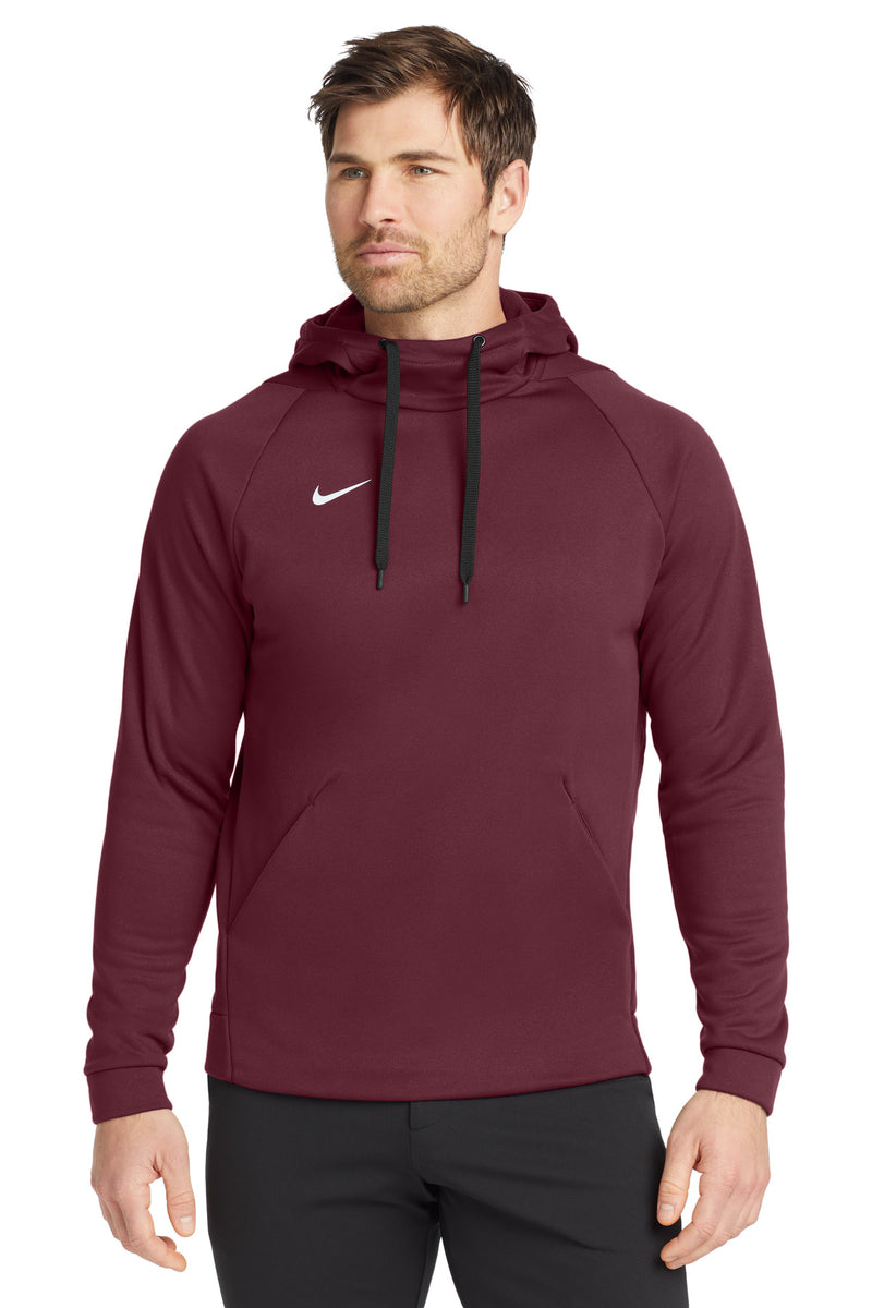 Nike Therma-FIT Pullover Fleece Hoodie - Team Dark Maroon