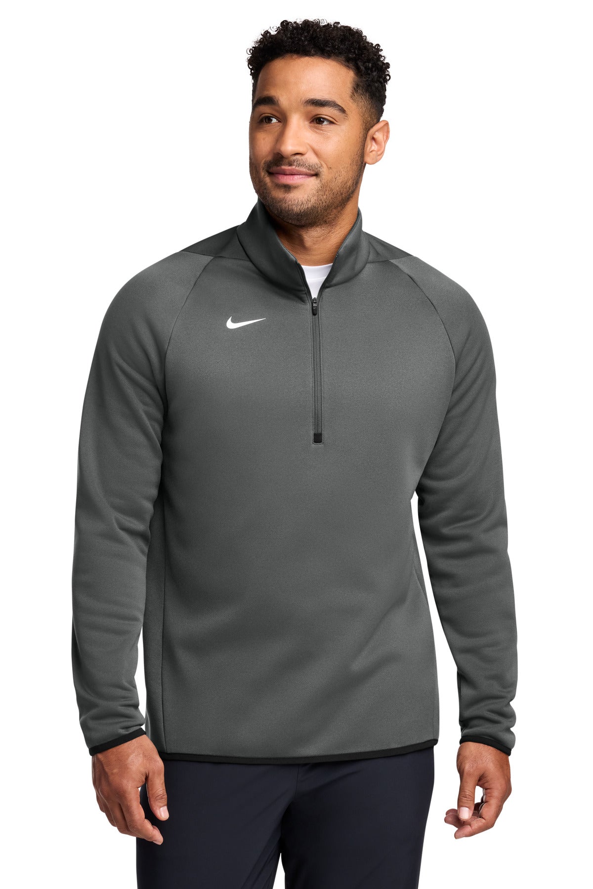 Nike Therma-FIT 1/4-Zip Fleece - Team Anthracite