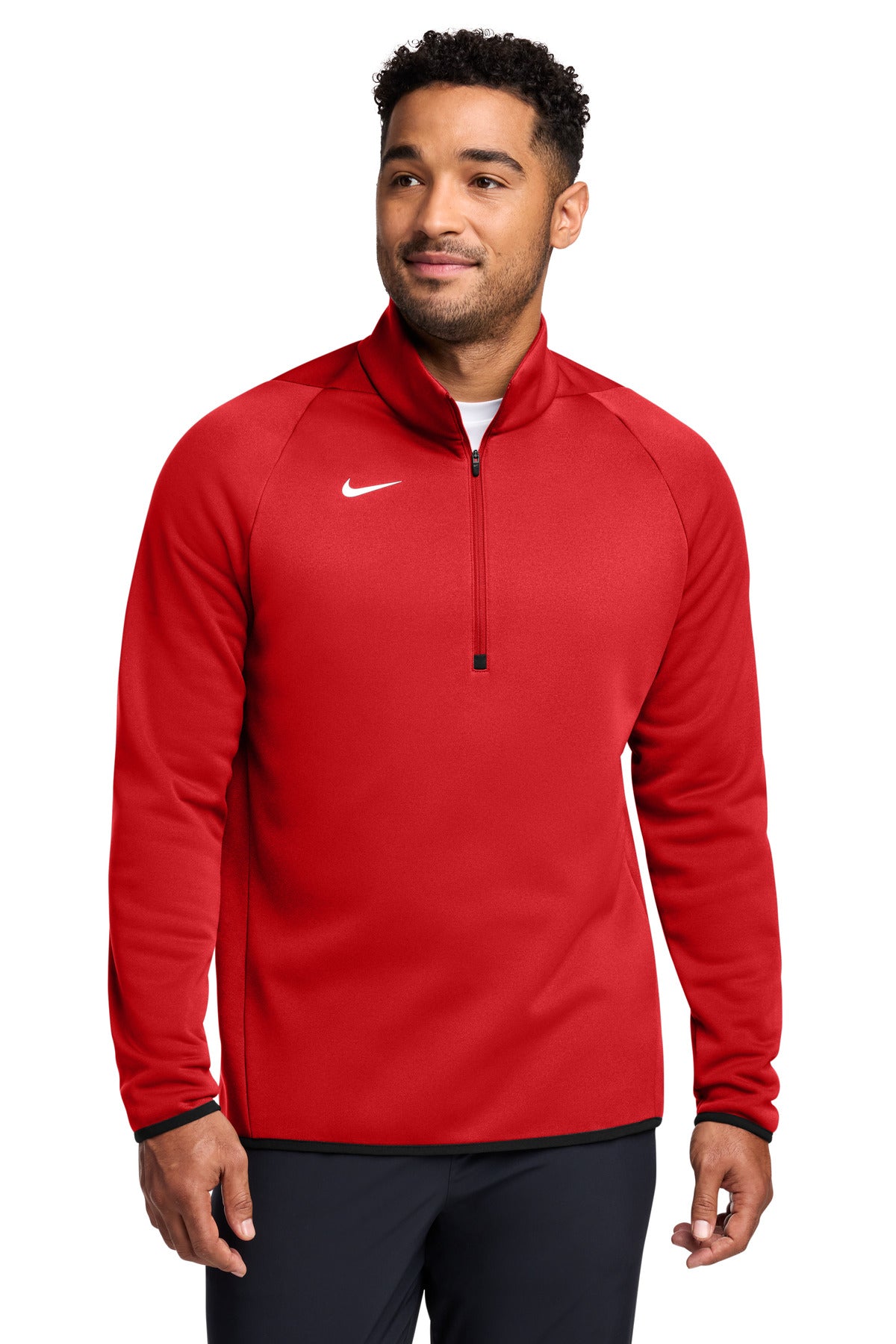 Nike Therma-FIT 1/4-Zip Fleece - Team Scarlet