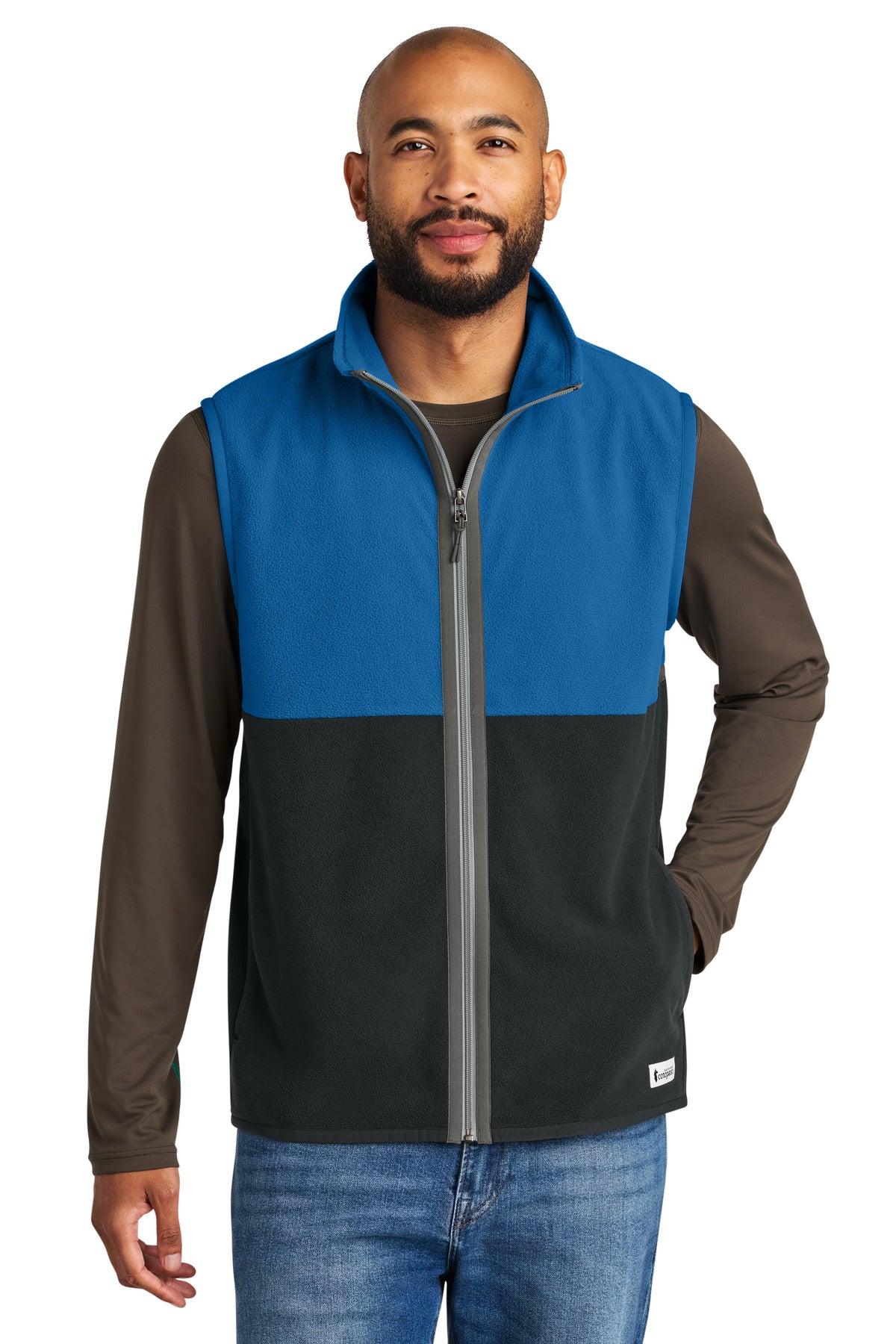 Cotopaxi Amado Fleece Vest - Atlantic/ Black