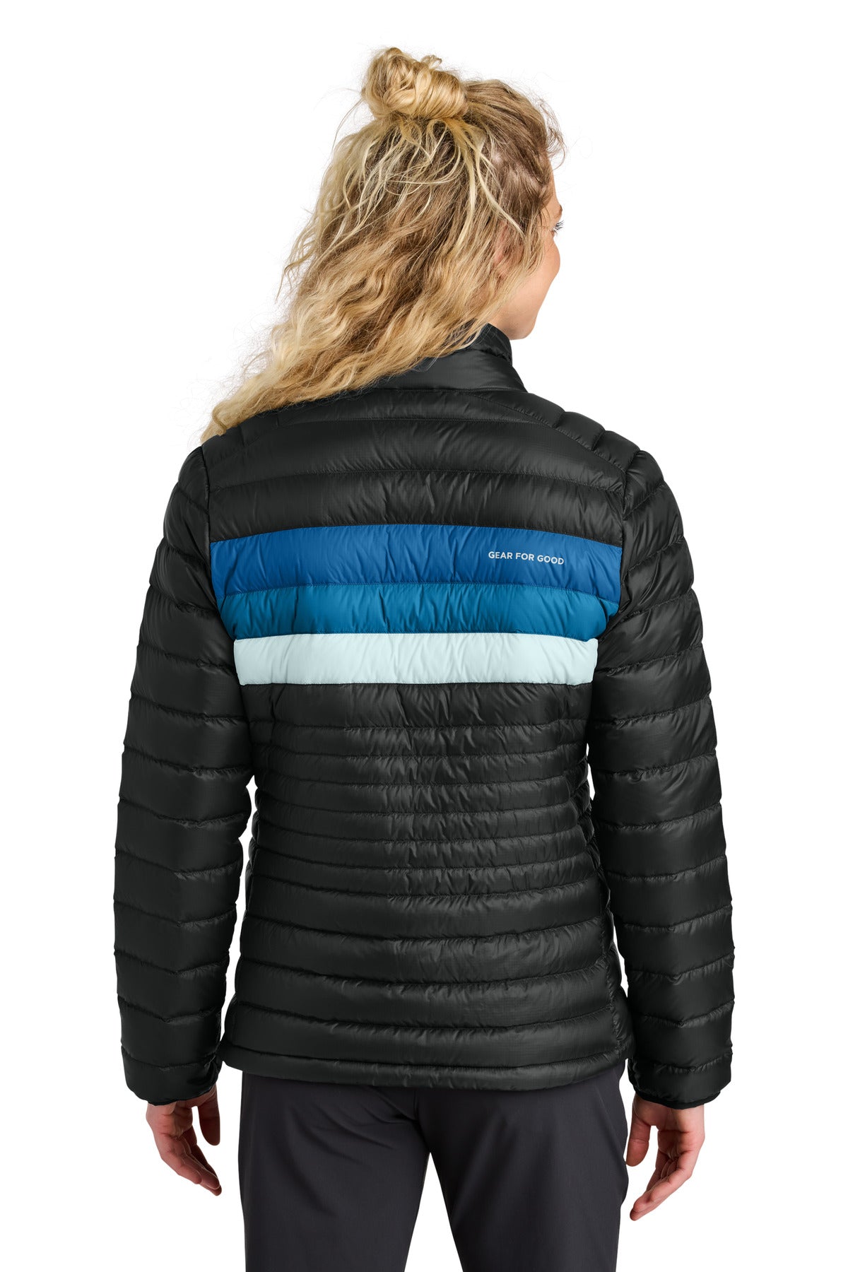 Cotopaxi Women's Fuego Down Jacket - Black/ Atlantic