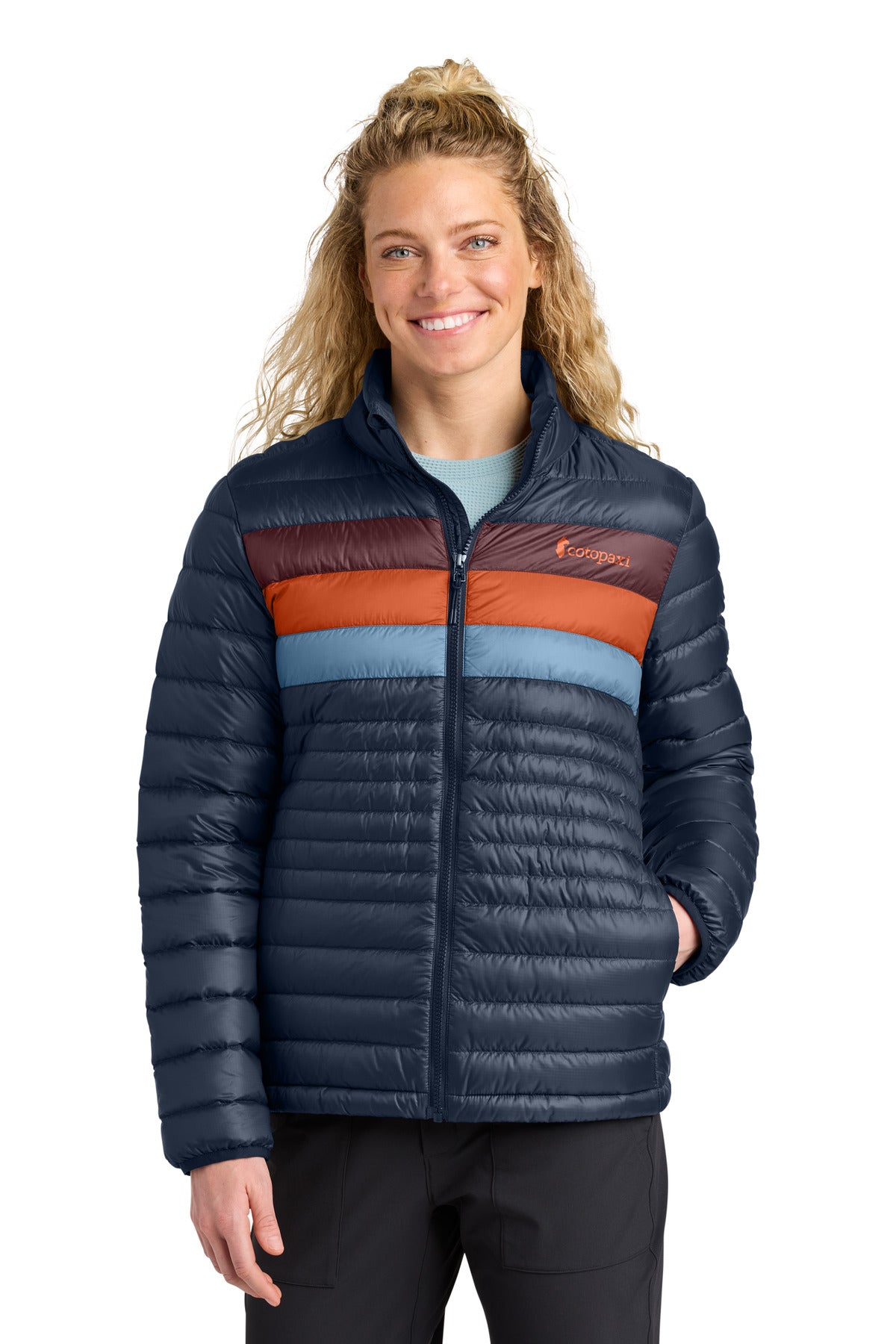 Cotopaxi Women's Fuego Down Jacket - Maritime/ Mulberry