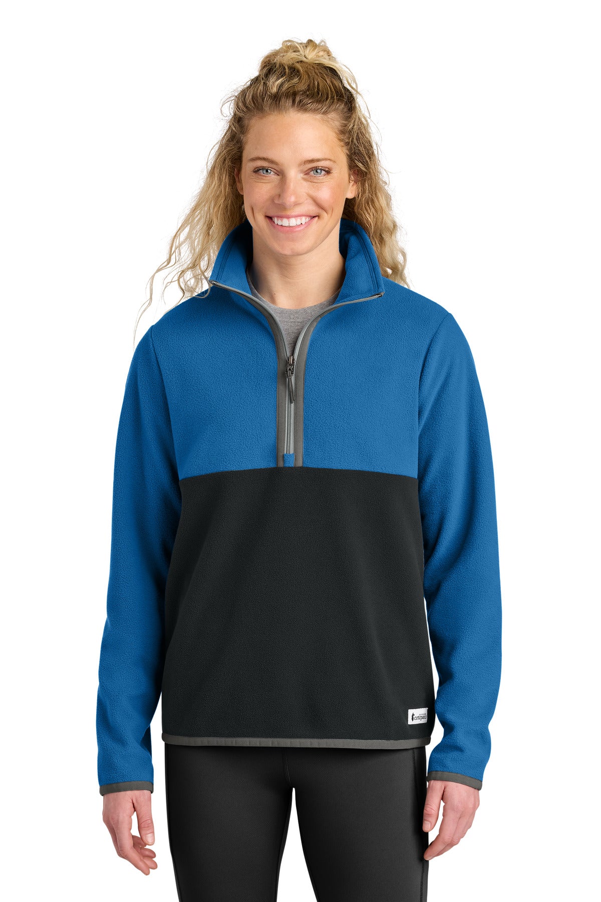Cotopaxi Women's Amado 1/2-Zip Fleece - Atlantic/ Black
