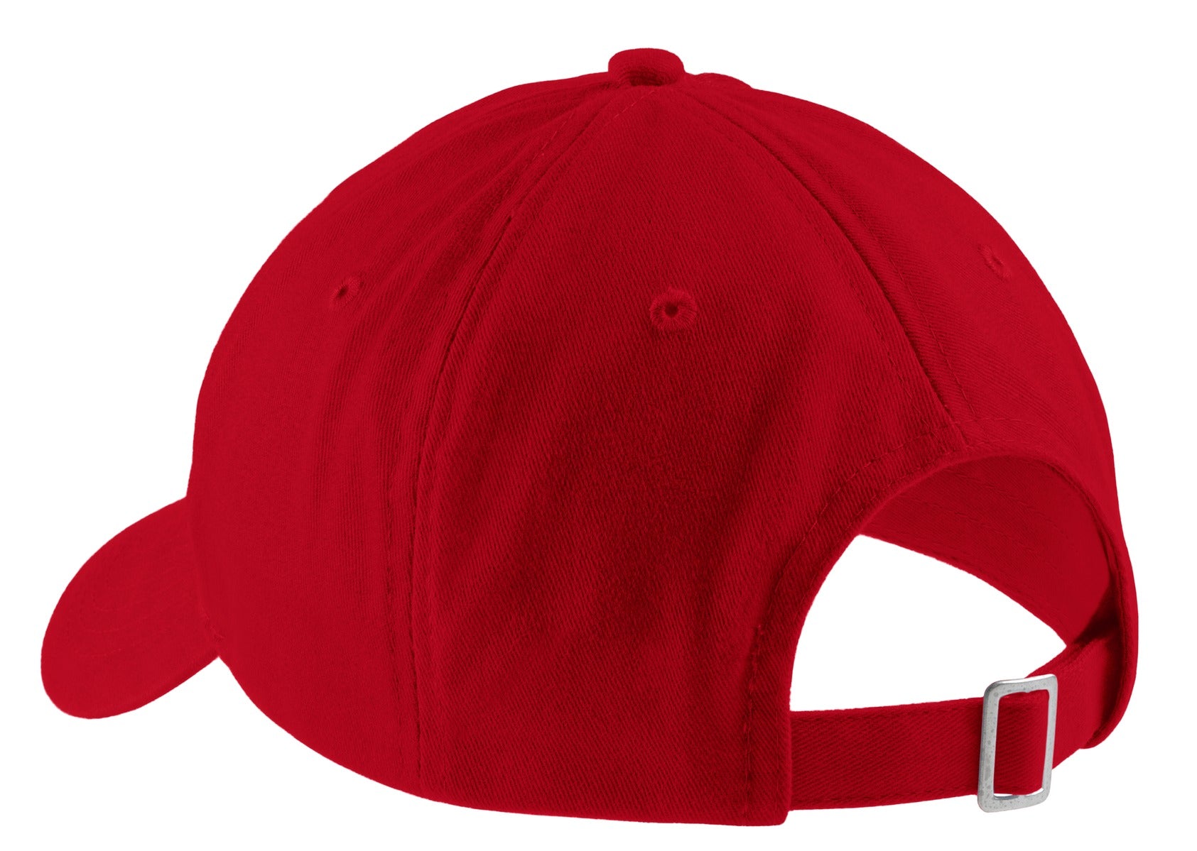 Port Authority Brushed Twill Low Profile Cap - Red