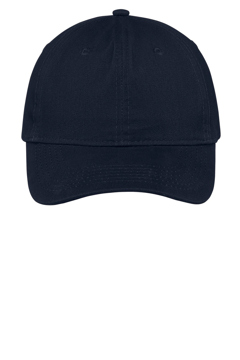 Port Authority Brushed Twill Low Profile Cap - Navy
