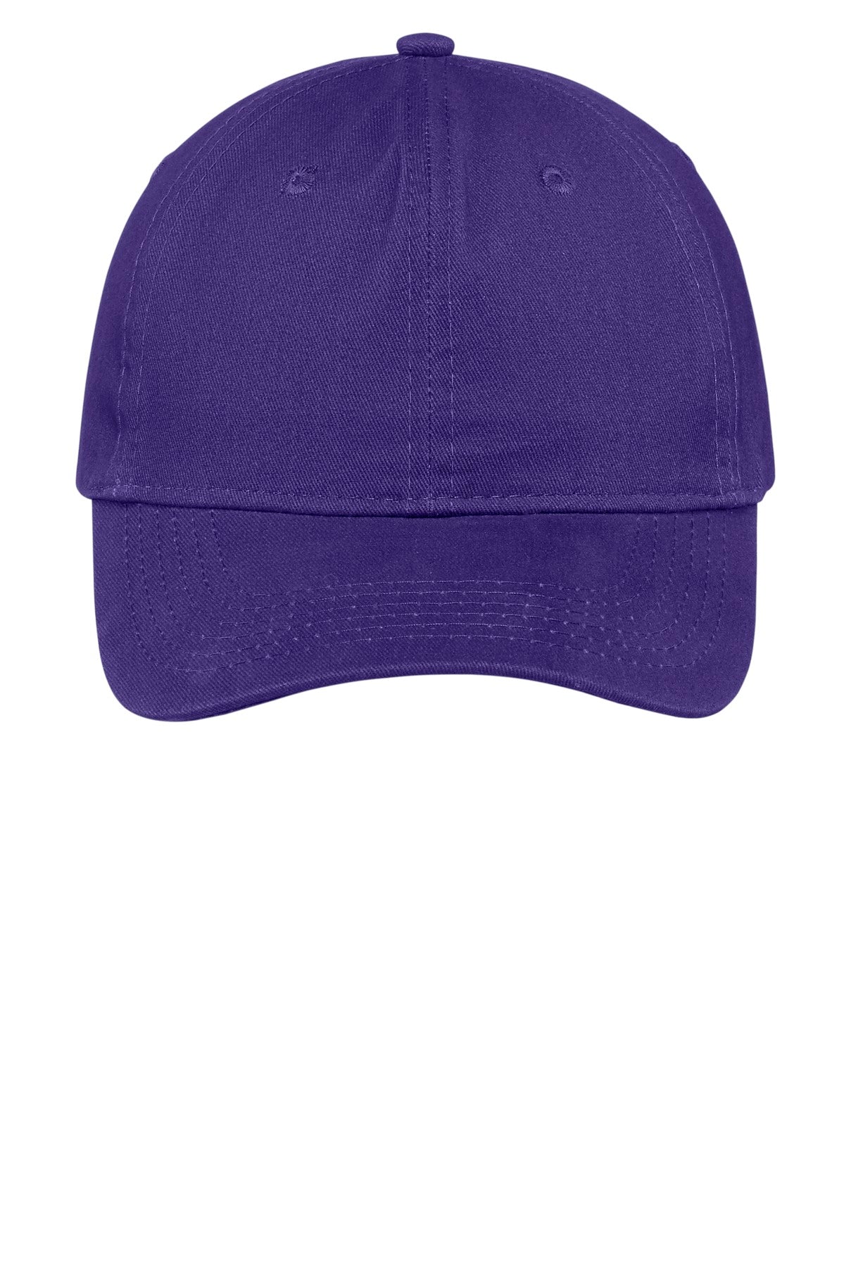 Port Authority Brushed Twill Low Profile Cap - Purple