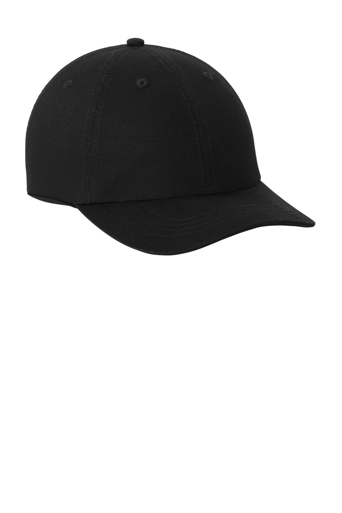Port Authority Washed Twill Cap - Black