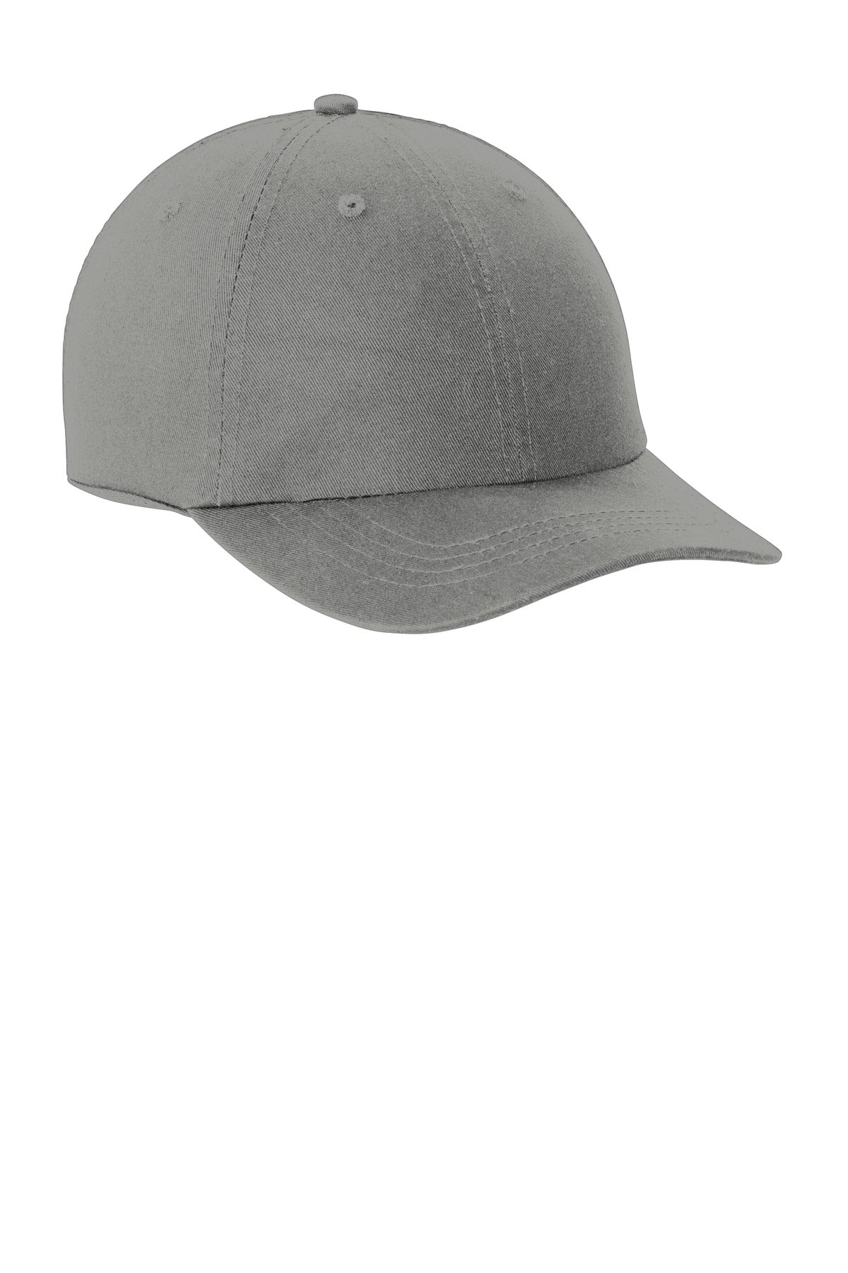 Port Authority Washed Twill Cap - Deep Smoke