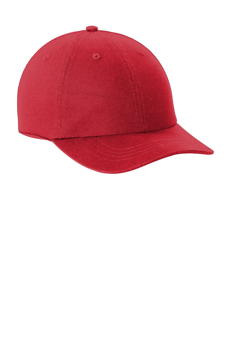 Port Authority Washed Twill Cap - Red