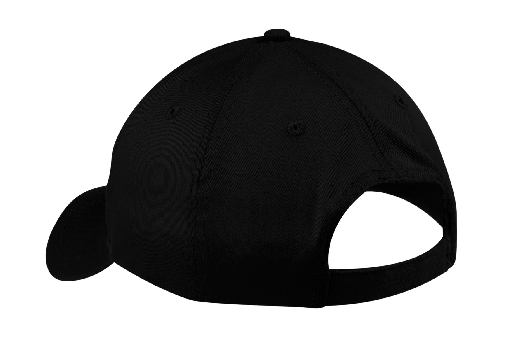 Port Authority Six-Panel Twill Cap - Black