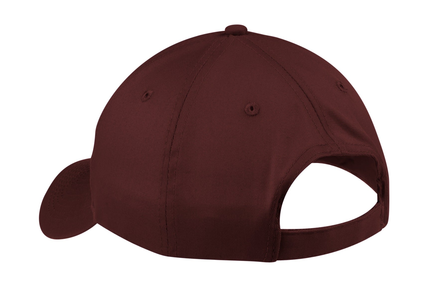 Port Authority Six-Panel Twill Cap - Maroon