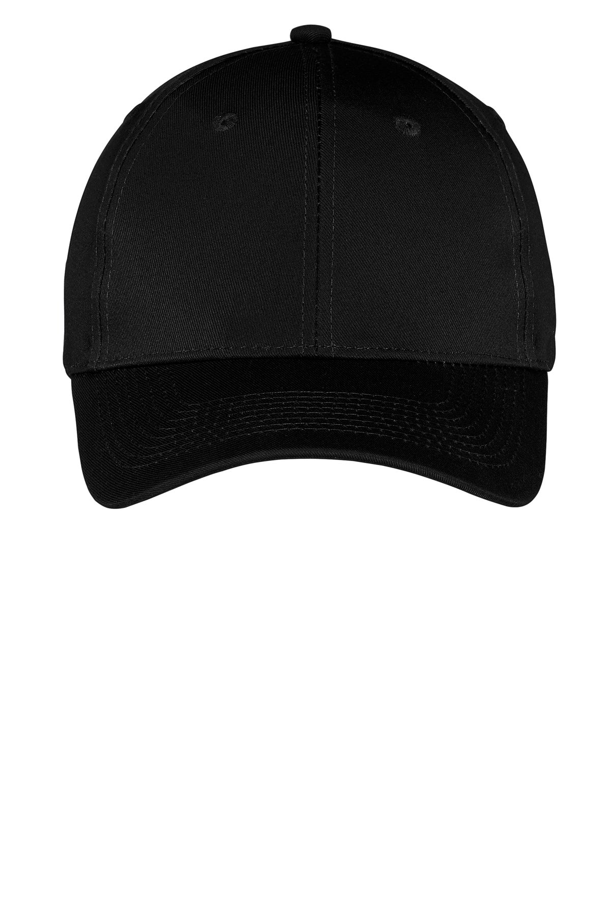 Port Authority Six-Panel Twill Cap - Black
